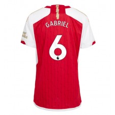 Arsenal Gabriel Magalhaes #6 Hemmatröja Dam 2023-24 Korta ärmar